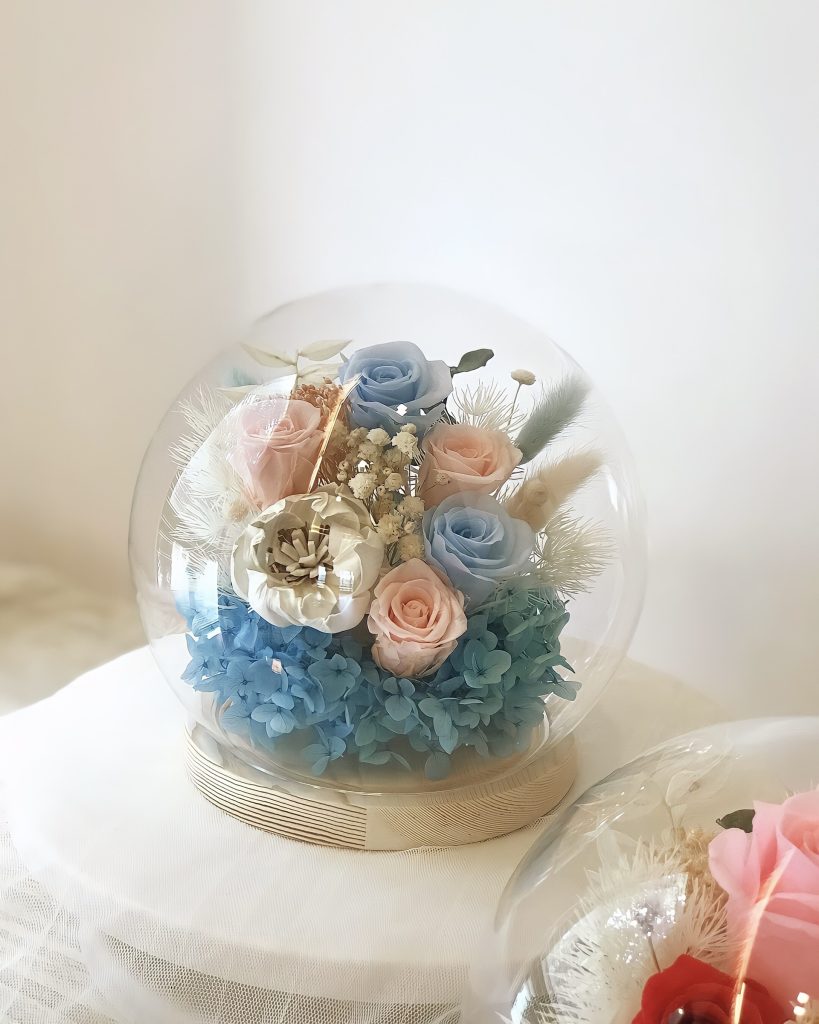 flowers in a jar